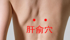 按摩肝俞穴位治疗胃肠病、老人斑、失眠